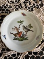Herend Rothschild-Schale – handbemalt, Goldrand, 10 cm